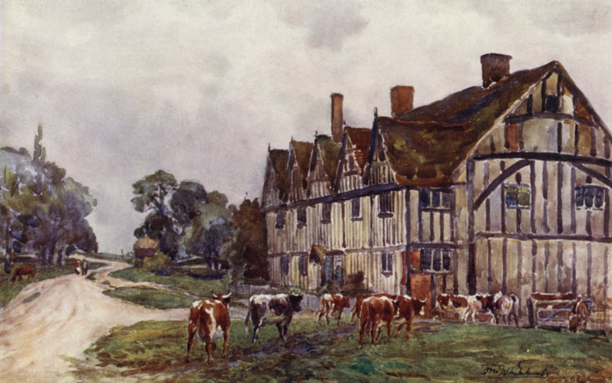 Five-Gabled House, Long Itchington by Frederick William Newton Whitehead