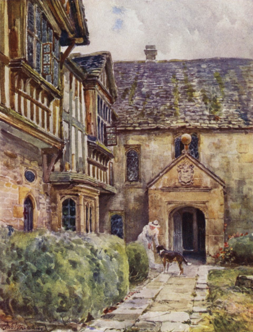 Little Wolford Manor-House by Frederick William Newton Whitehead