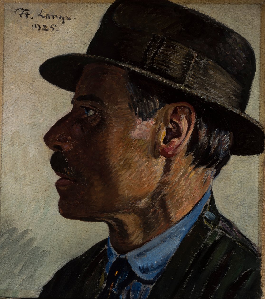 Self-portrait by Frederik Lange