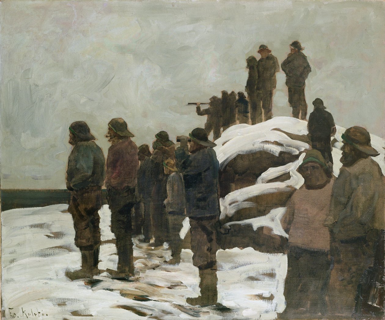 Fishermen by Fredrik Kolstoe