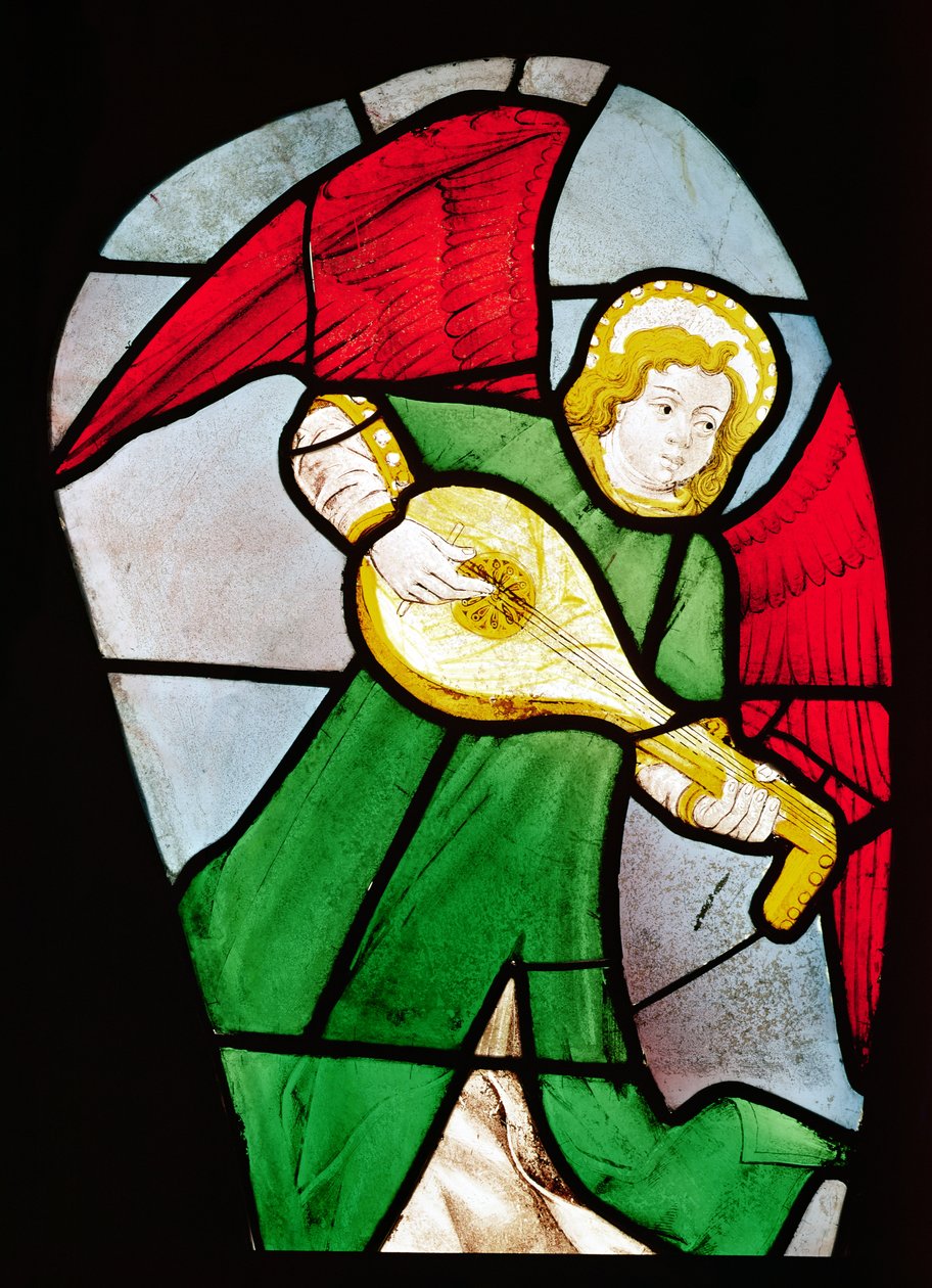 Angel Musician by French School