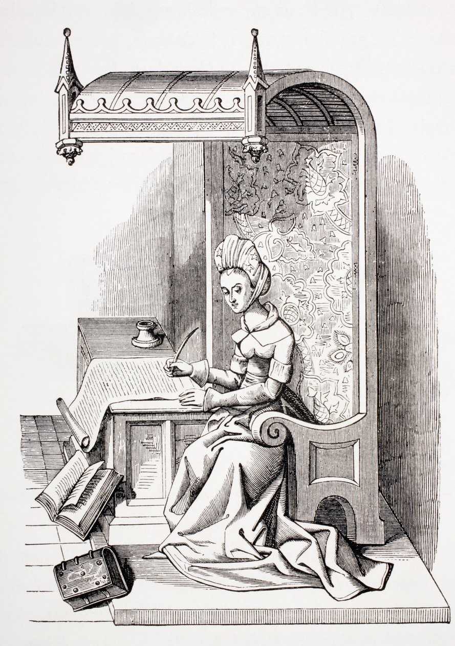 Christine de Pisan by French School