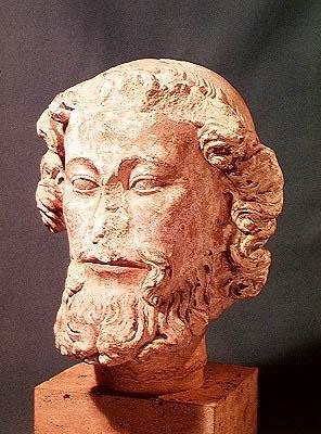 Head of a Monk by French School