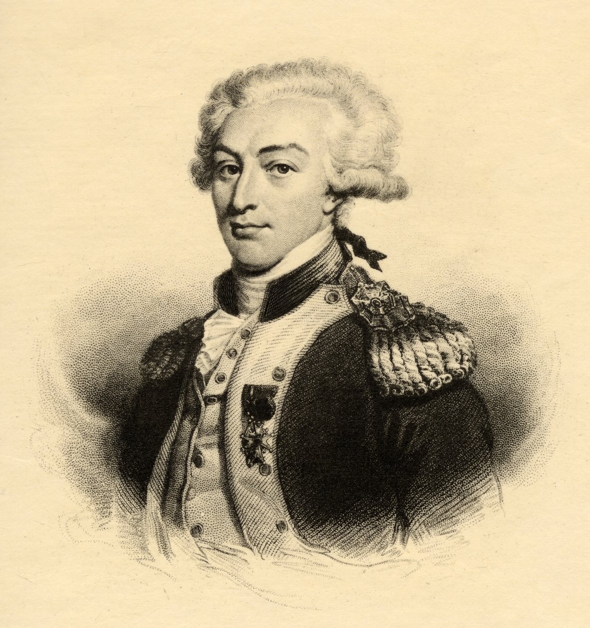 Marquis de Lafayette by French School