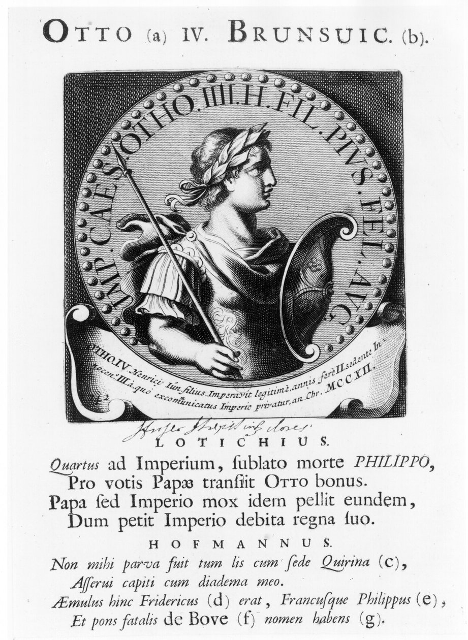 Otto IV of Brunswick by French School