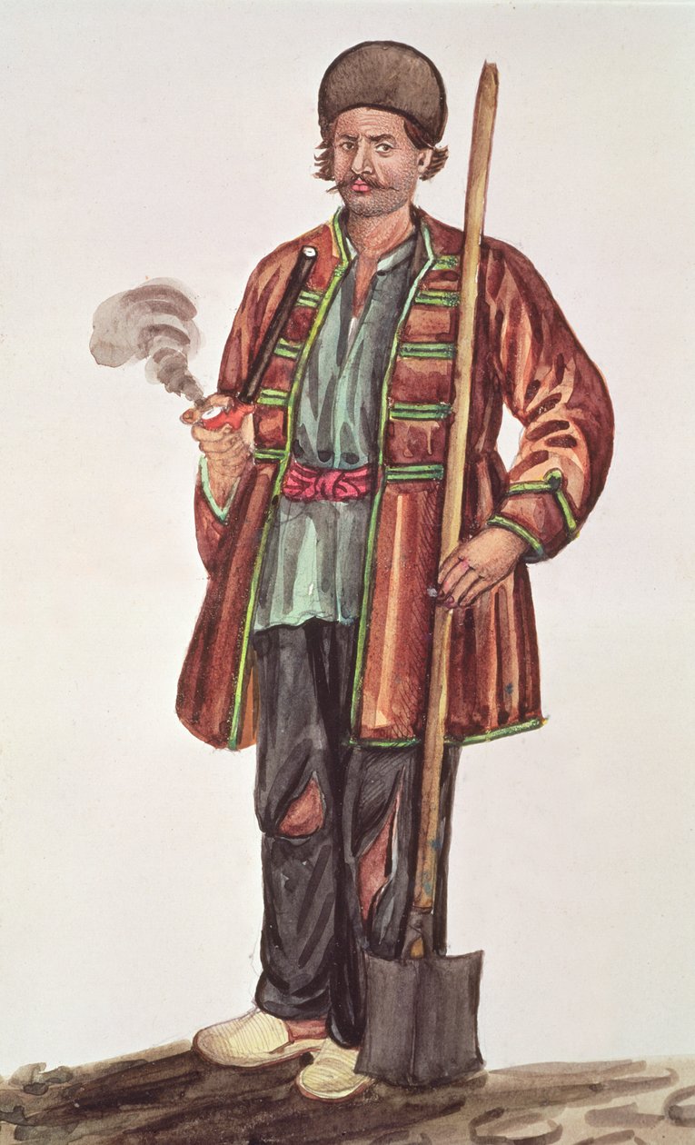 Persian Farmer by French School