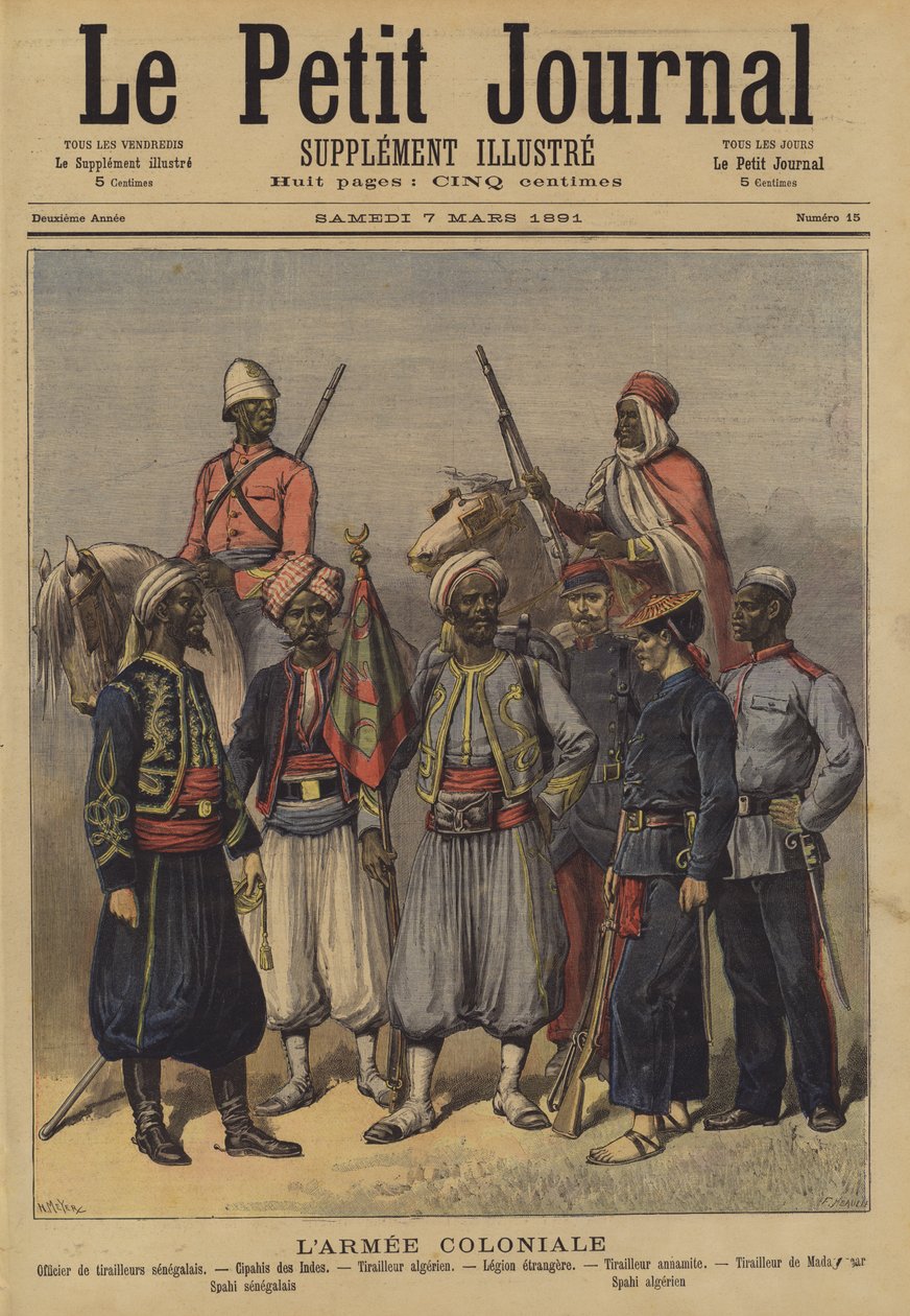 Soldiers of the French Colonial Army by French School