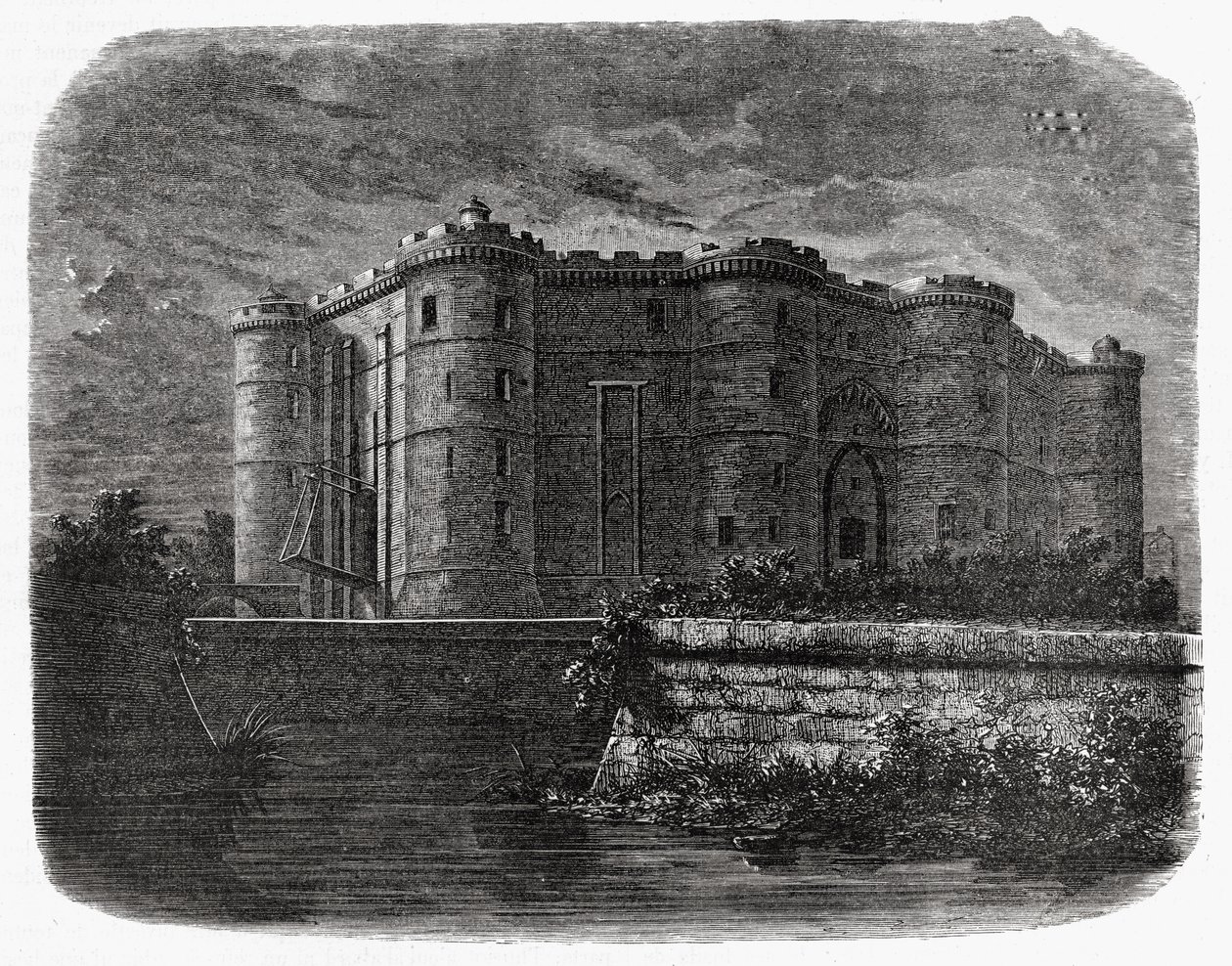 The Bastille, Paris in the 18th Century by French School