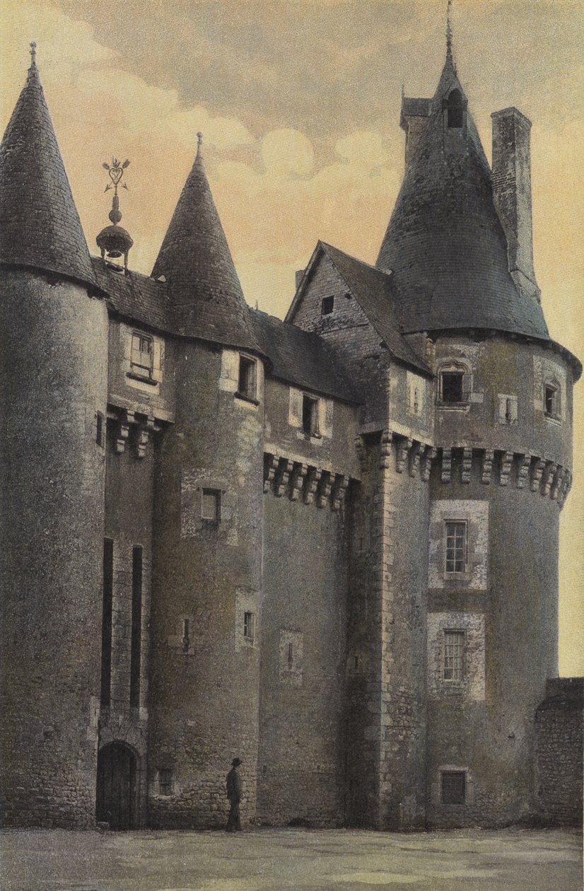 Fougères, Castle, West Facade by French Photographer