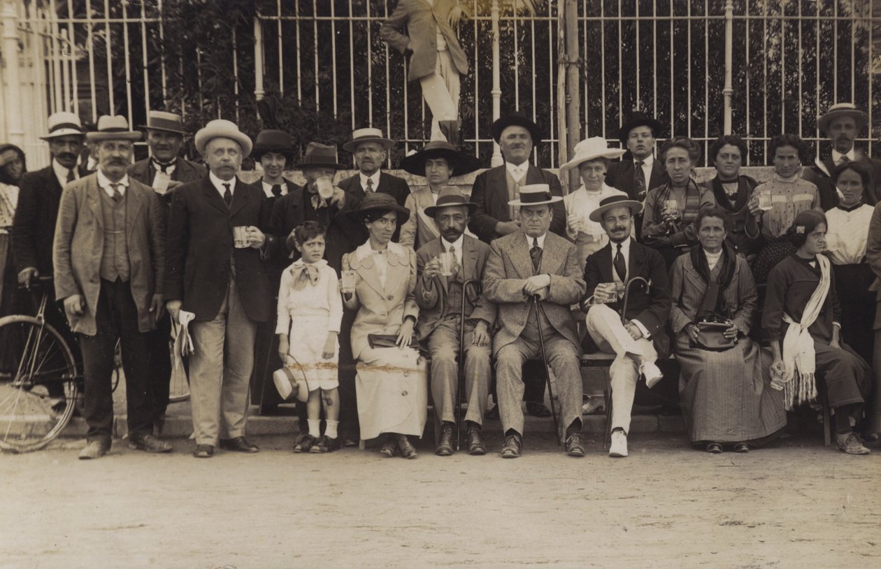 Large French family group by French Photographer