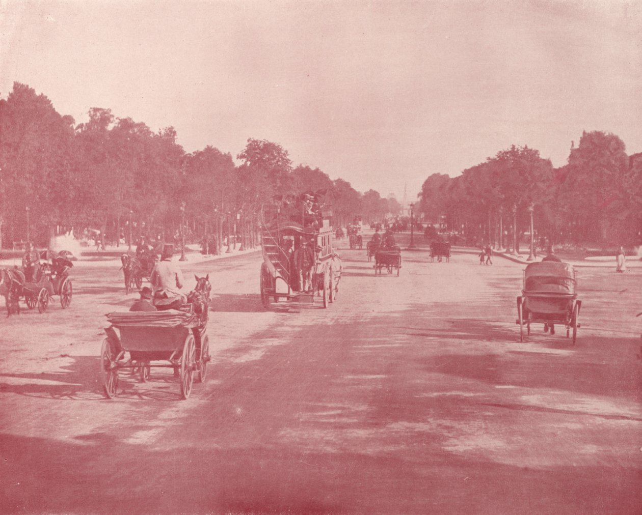 Paris: Avenue Champs Elysees by French Photographer