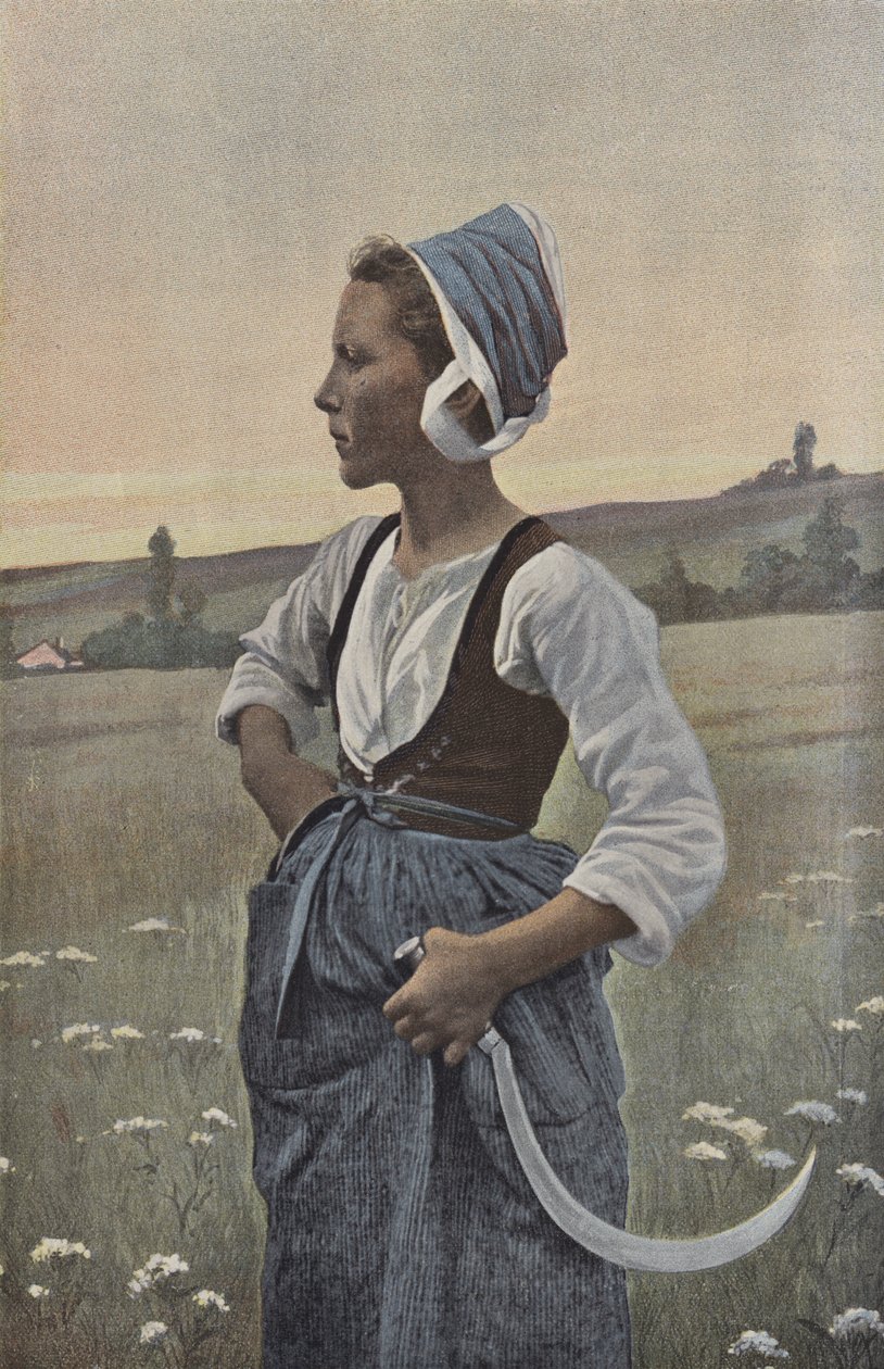 Breton Peasant Woman by French Photographer