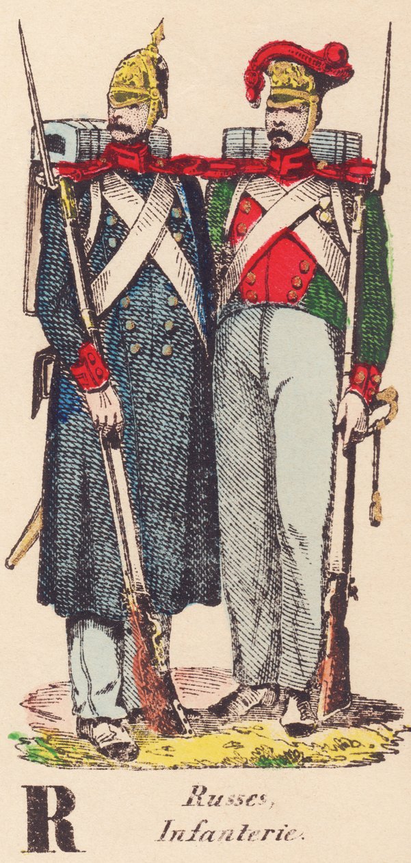 A: Russian, Infantry by French School