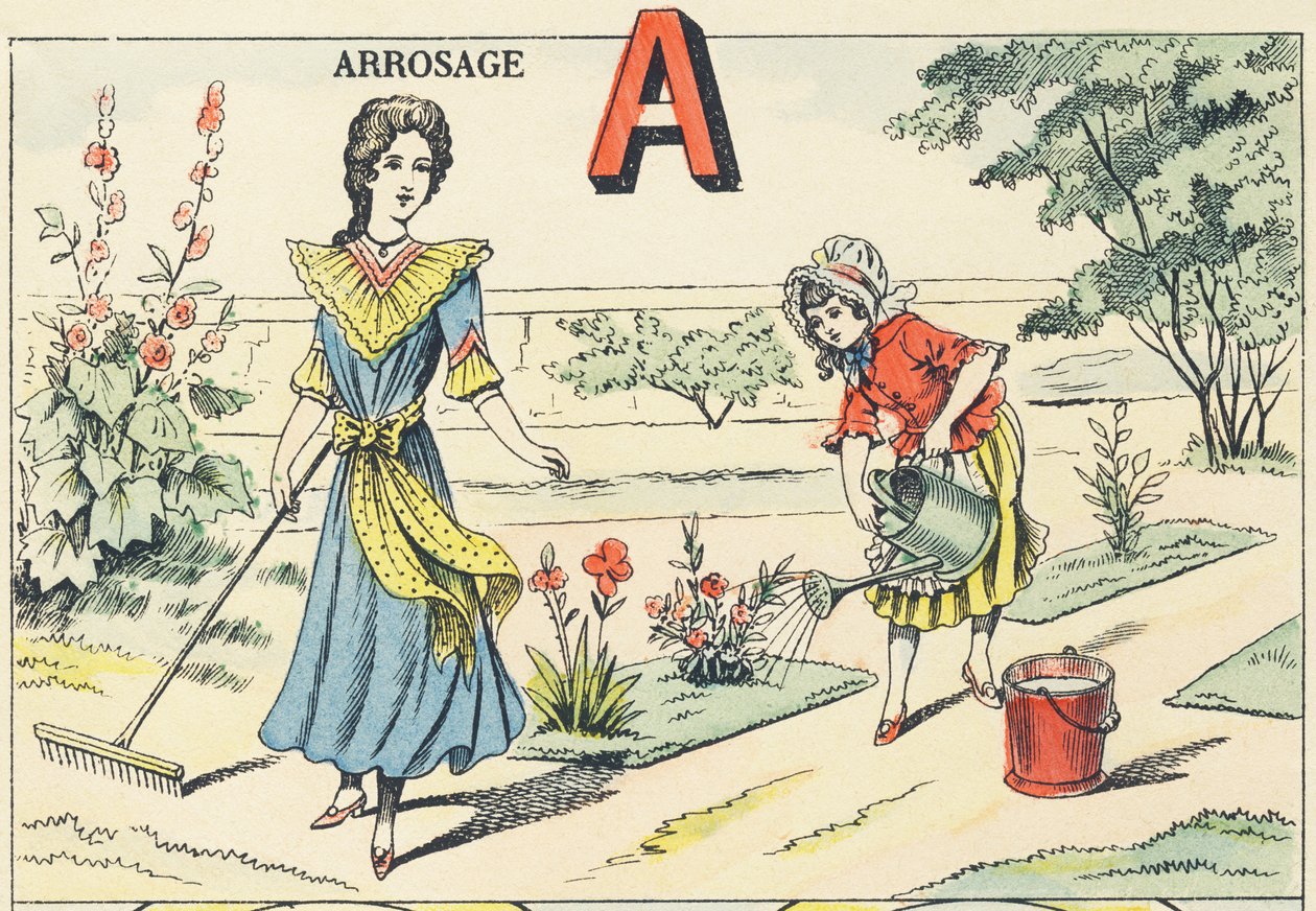 A: Watering by French School