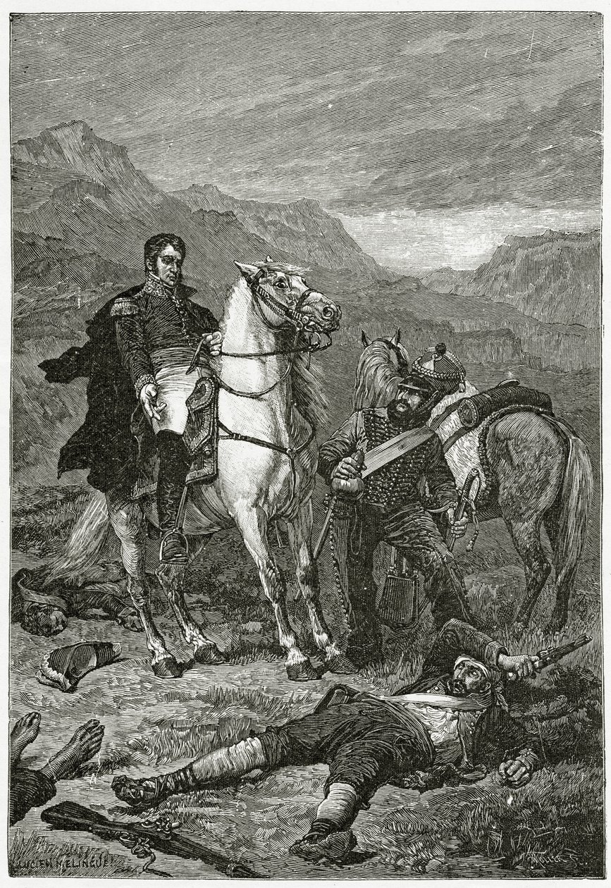 After the Battle by French School