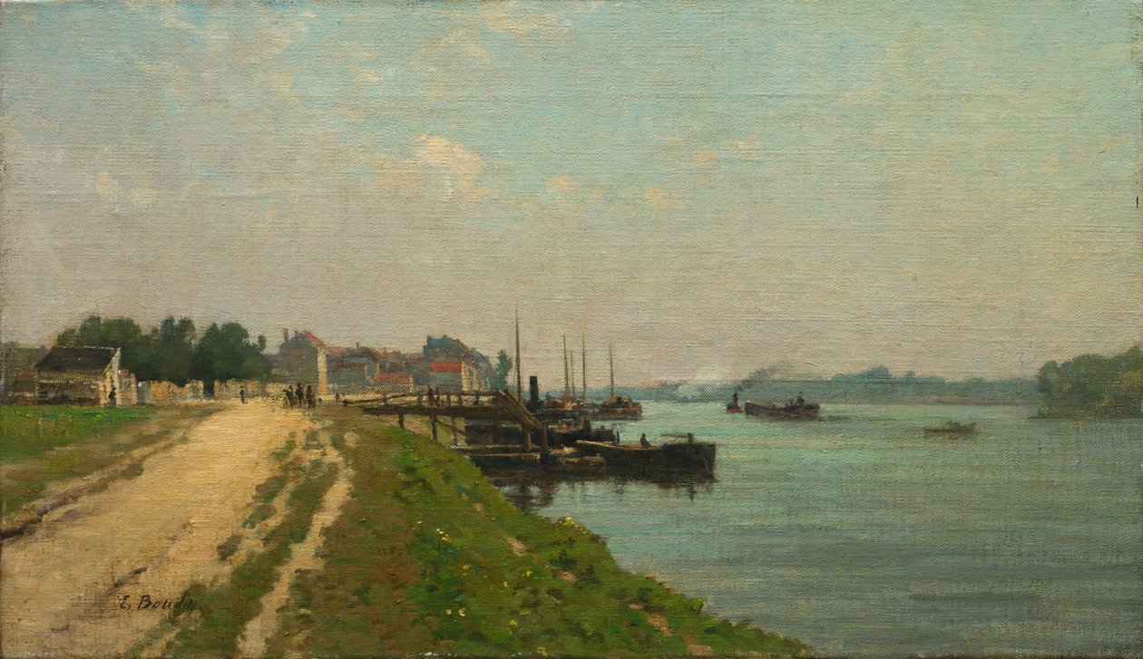 Banks of the Seine by French School