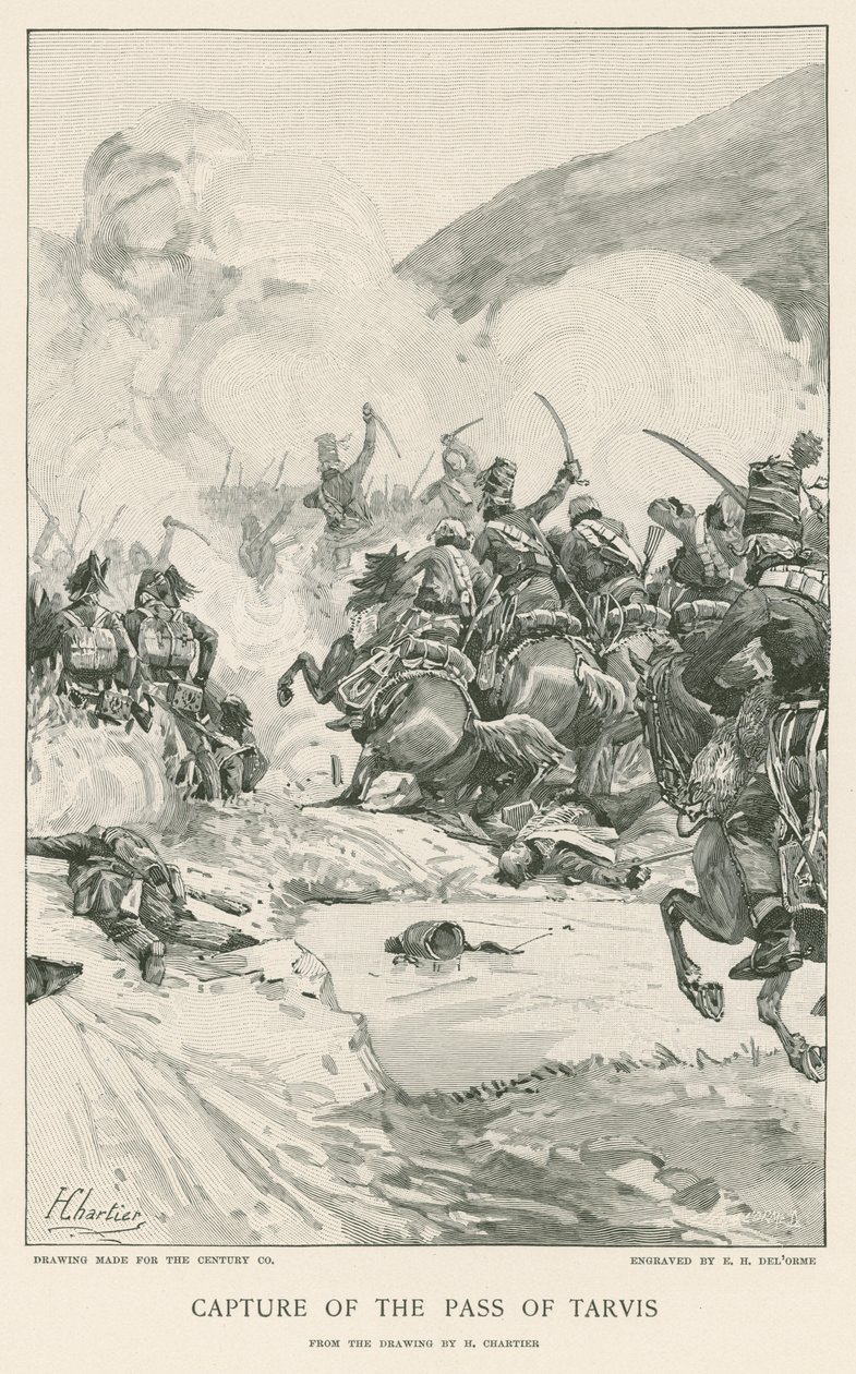 Capture of the Pass of Tarvis by French School