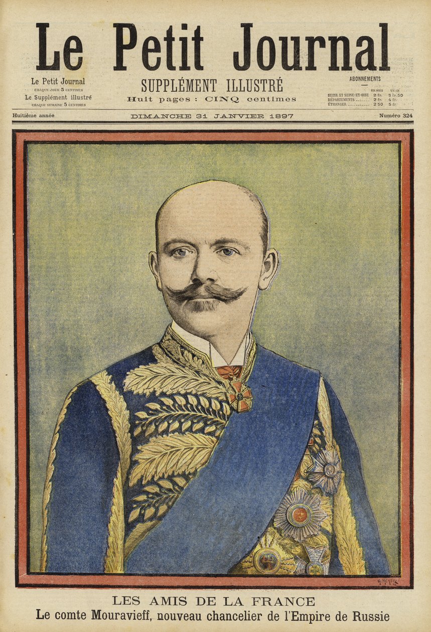 Count Mikhail Muravyov, Russian Foreign Minister by French School