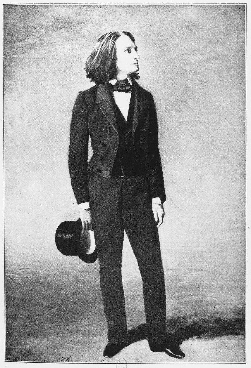 Franz Liszt, 1856 by French School