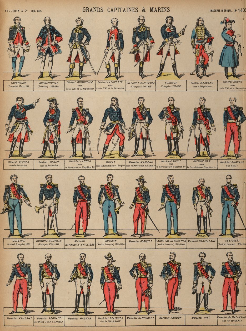 Great French Military Commanders by French School