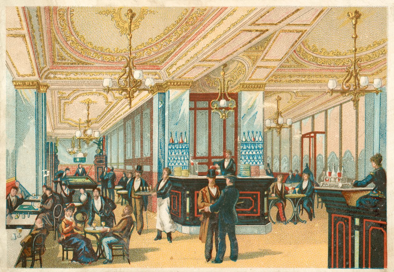 Interior of a Hotel by French School