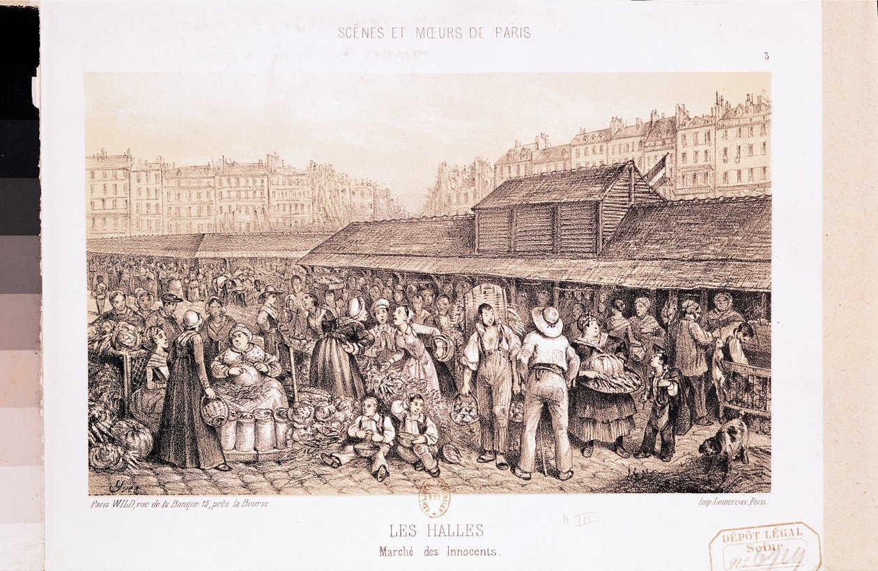Les Halles by French School