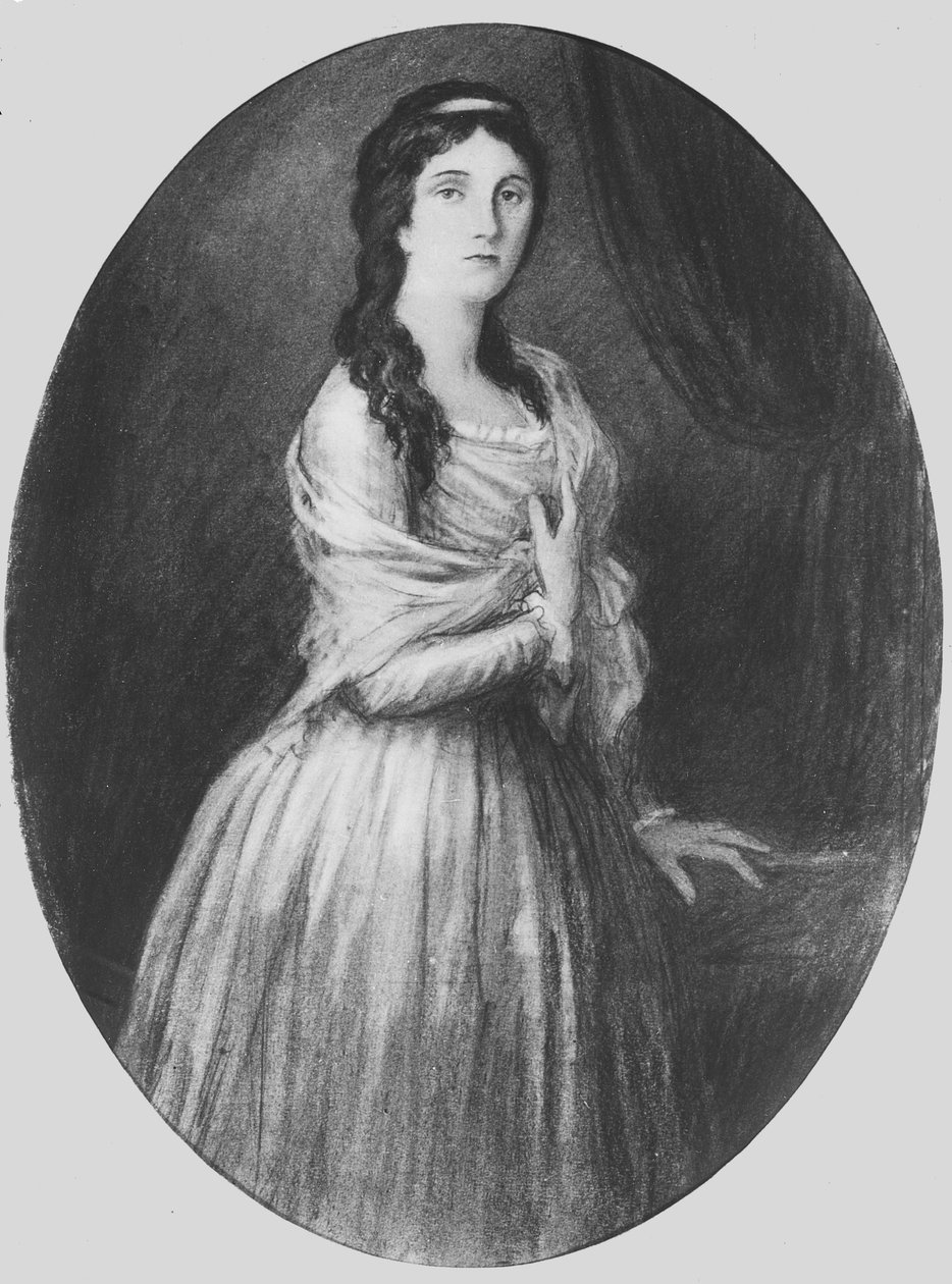 Lucile de Chateaubriand aged 25 by French School