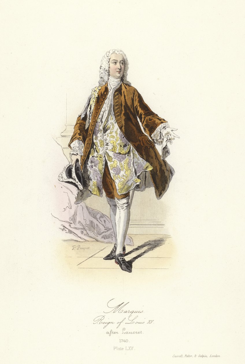 Marquis, reign of Louis XV of France by French School