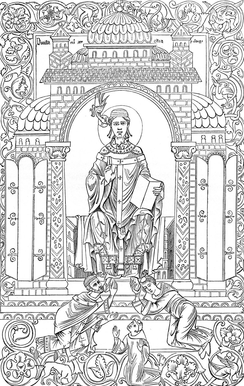 Pope Gregory I by French School