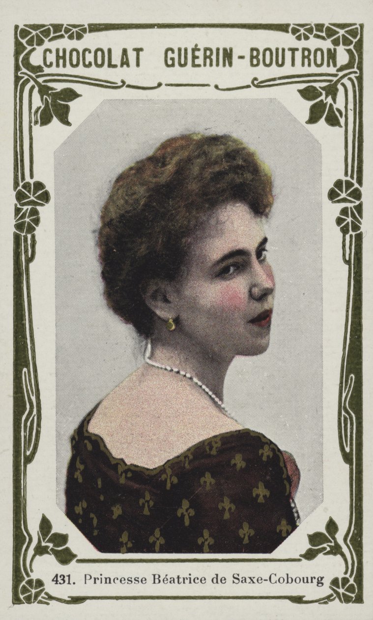 Princess Beatrice of Saxe-Coburg by French School