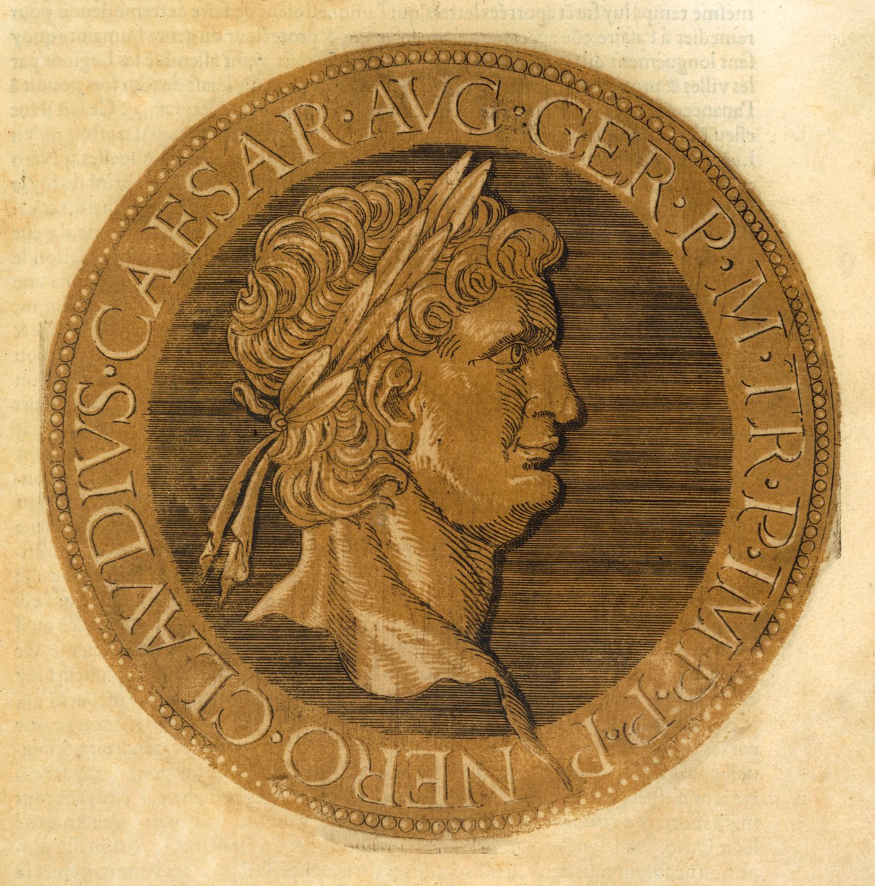 The Emperor Nero by French School