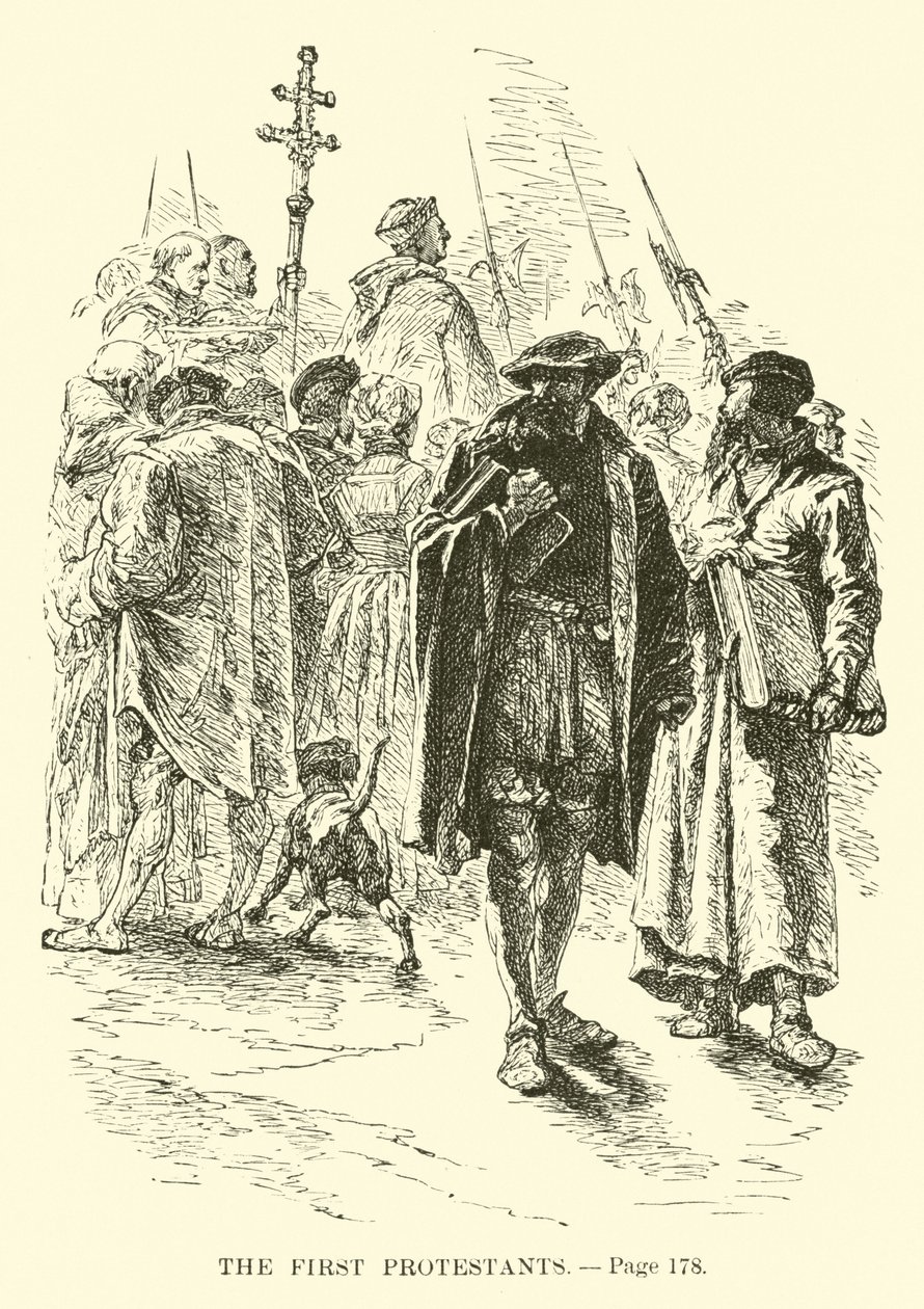 The First Protestants by French School