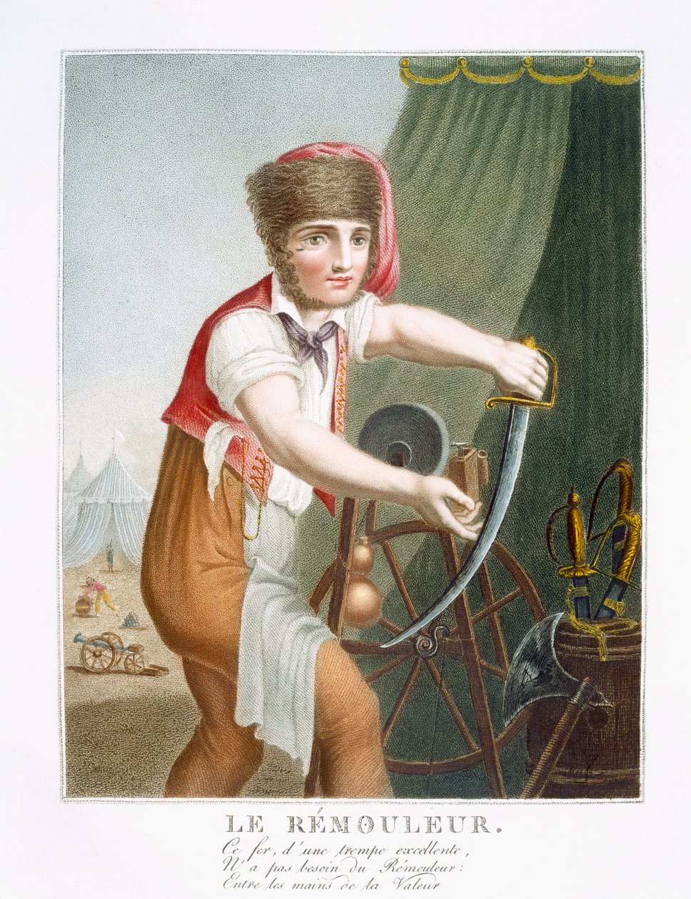The Grinder, c.1816 by French School