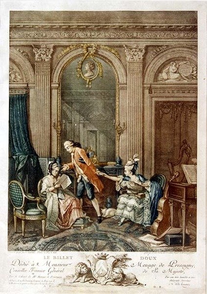 The Love Letter by French School