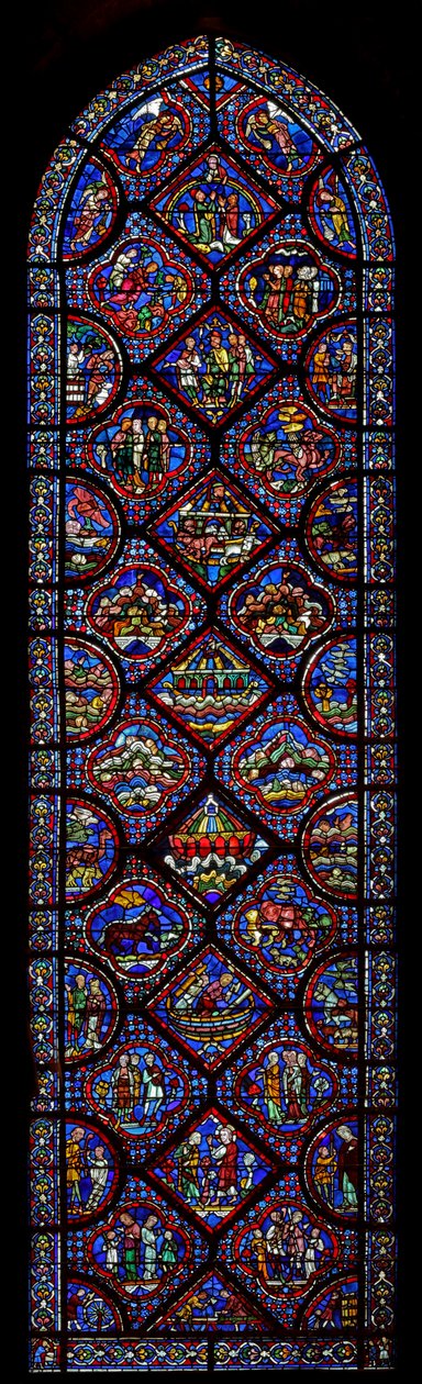 The Noah Window by French School