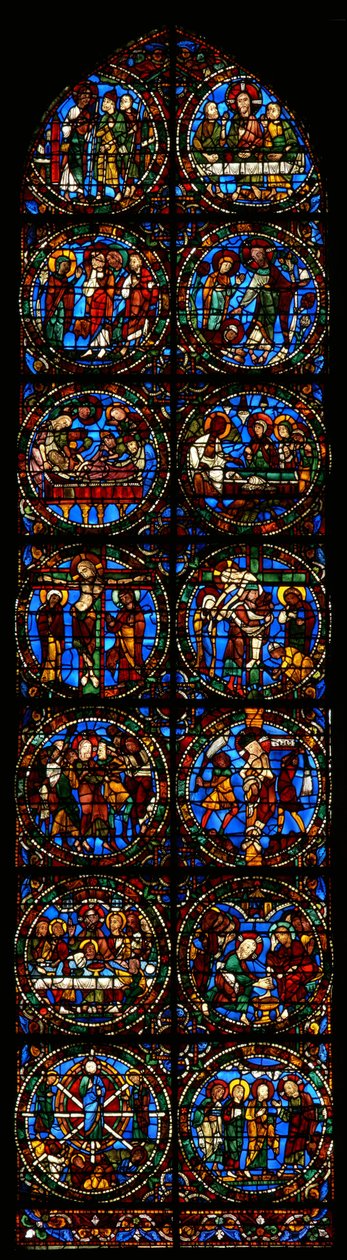 The Passion window by French School