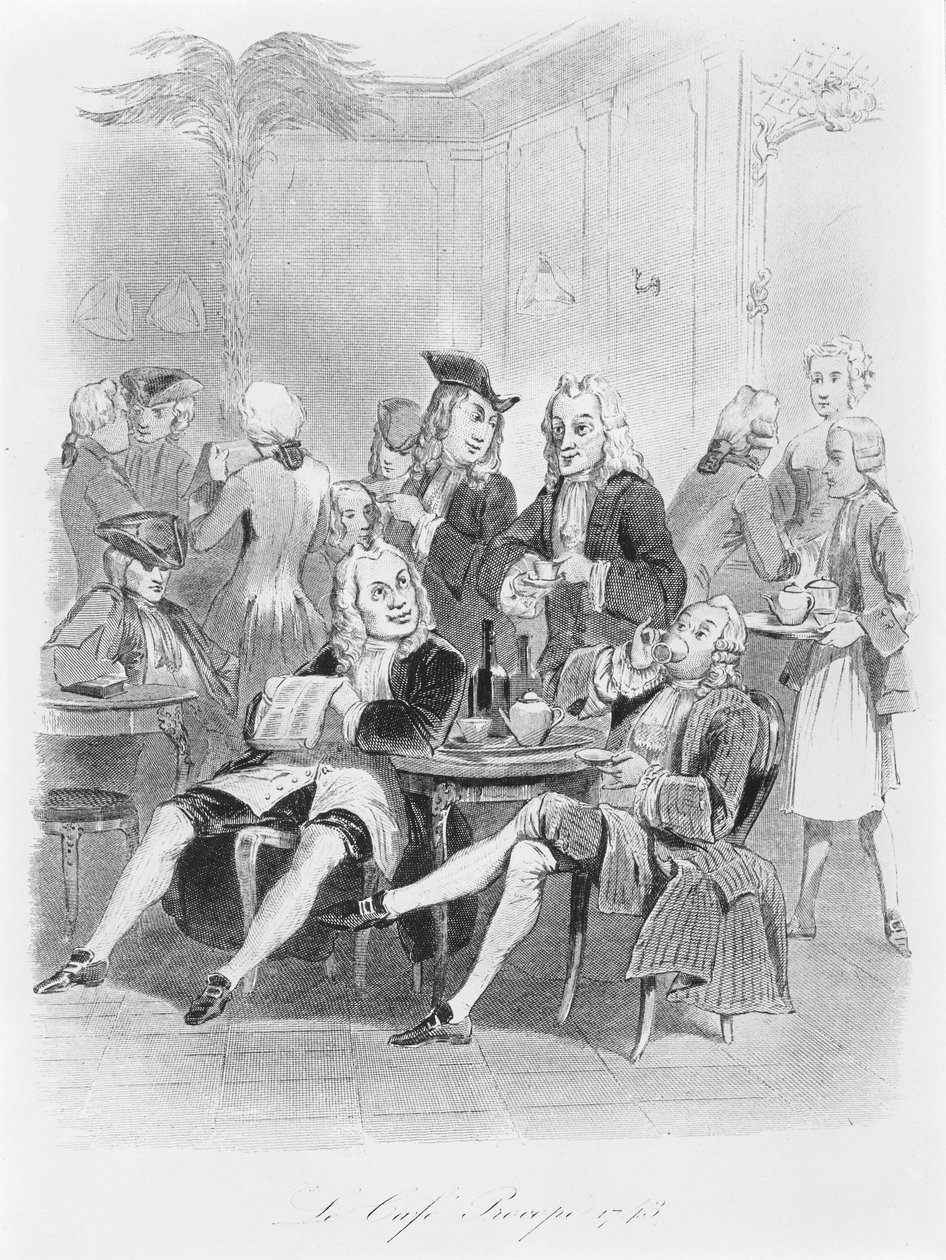 The Procope in 1743 by French School