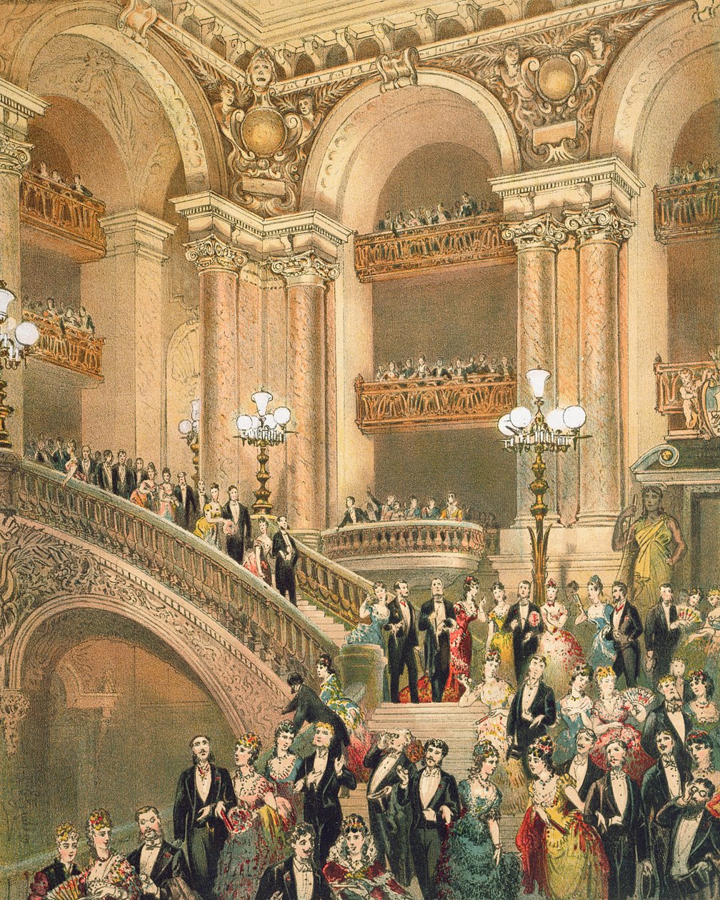 The Staircase of the Opera, c.1875 by French School