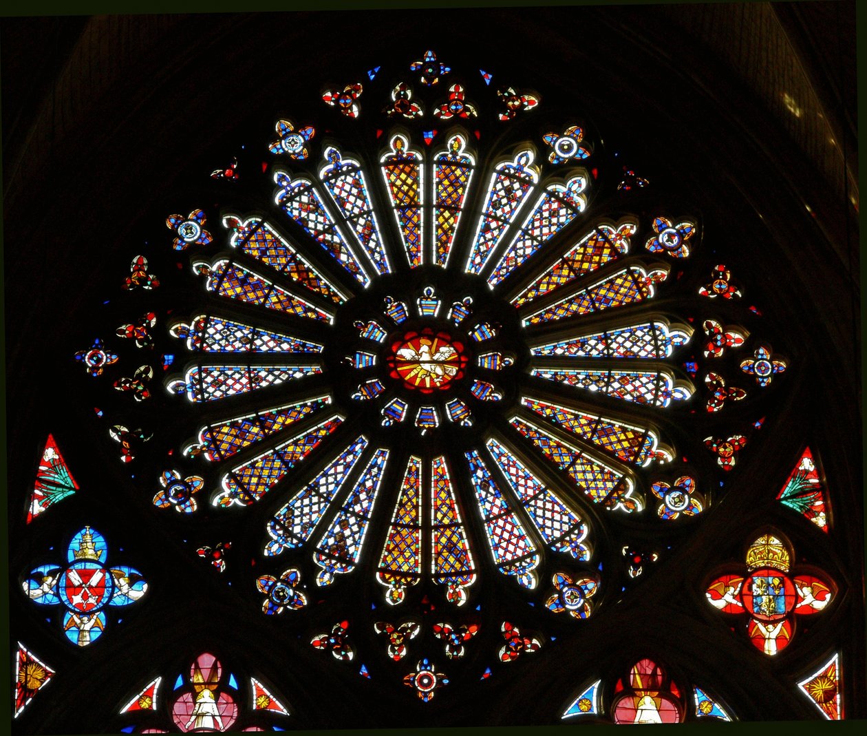 The west rose window by French School
