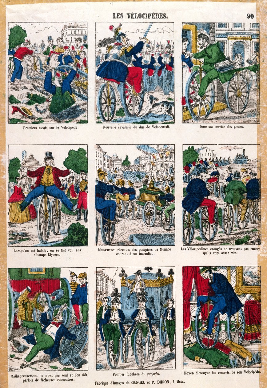 Velocipedes by French School
