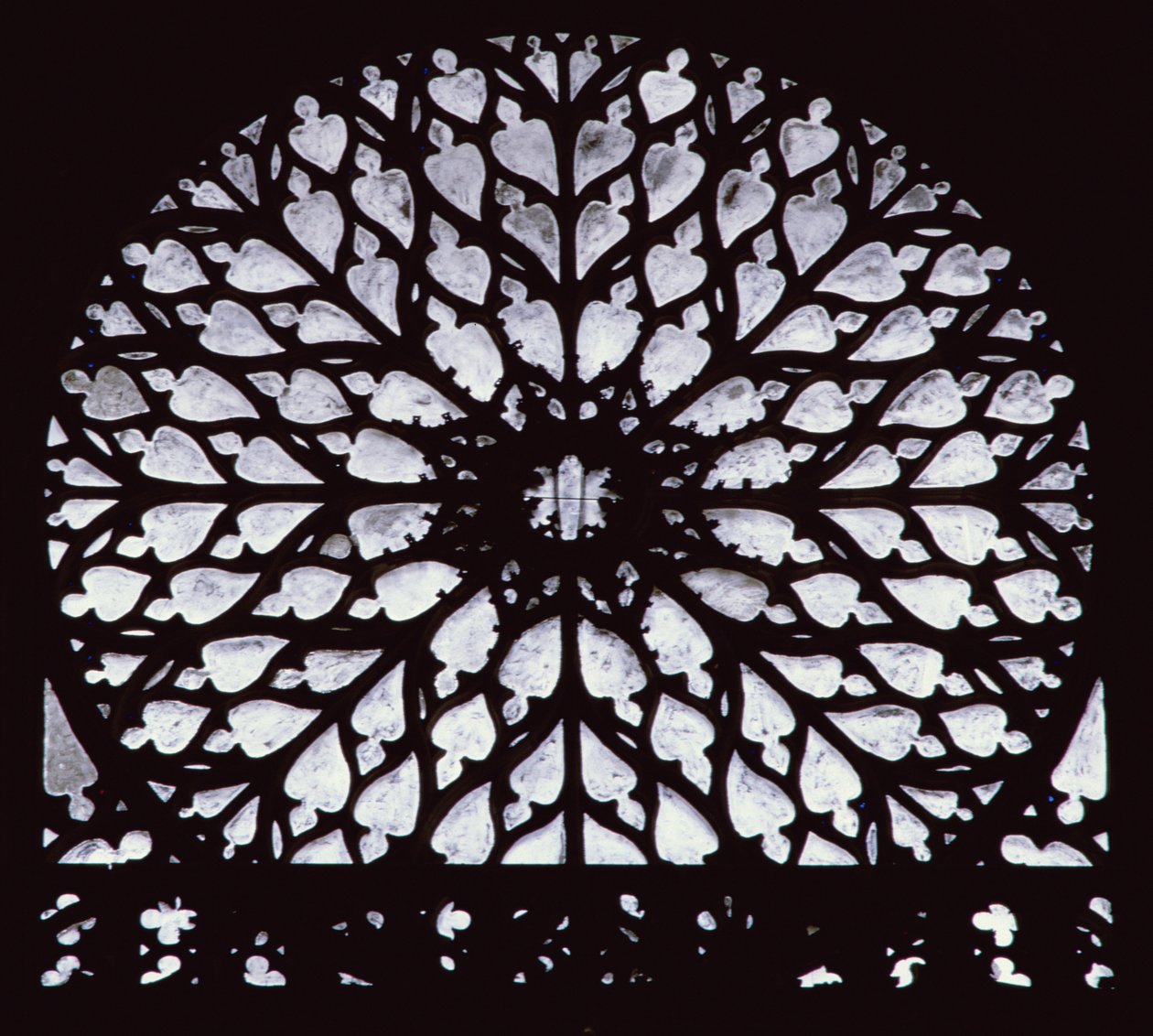 West rose window by French School