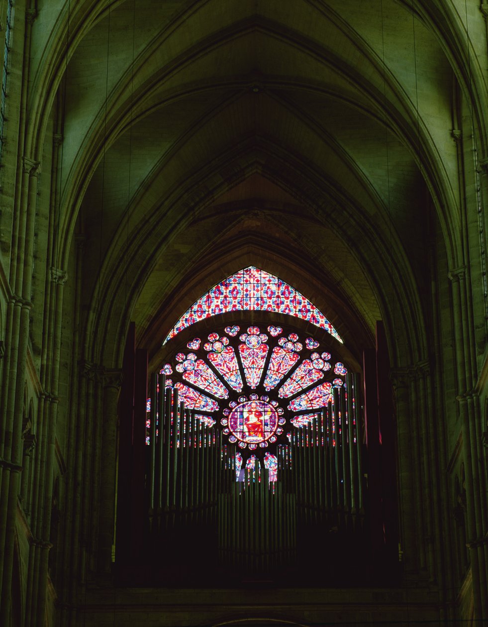 West rose window by French School
