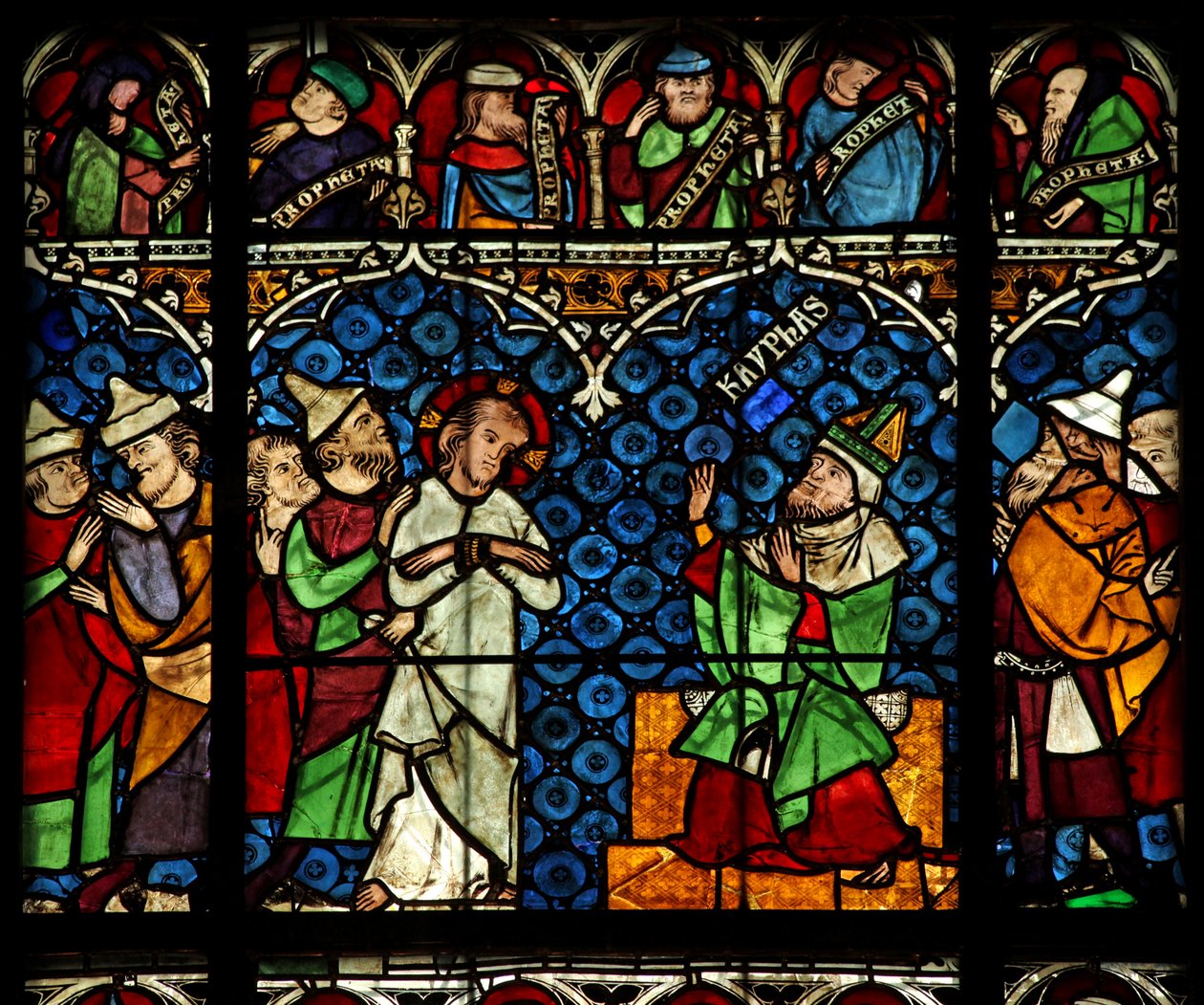 Jesus Before Caiaphas by French School