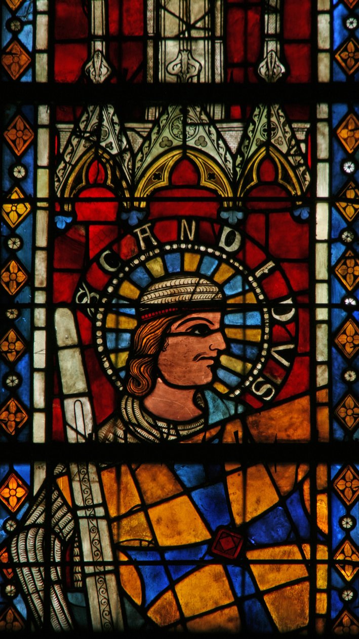 Window w203 depicting St Candide by French School