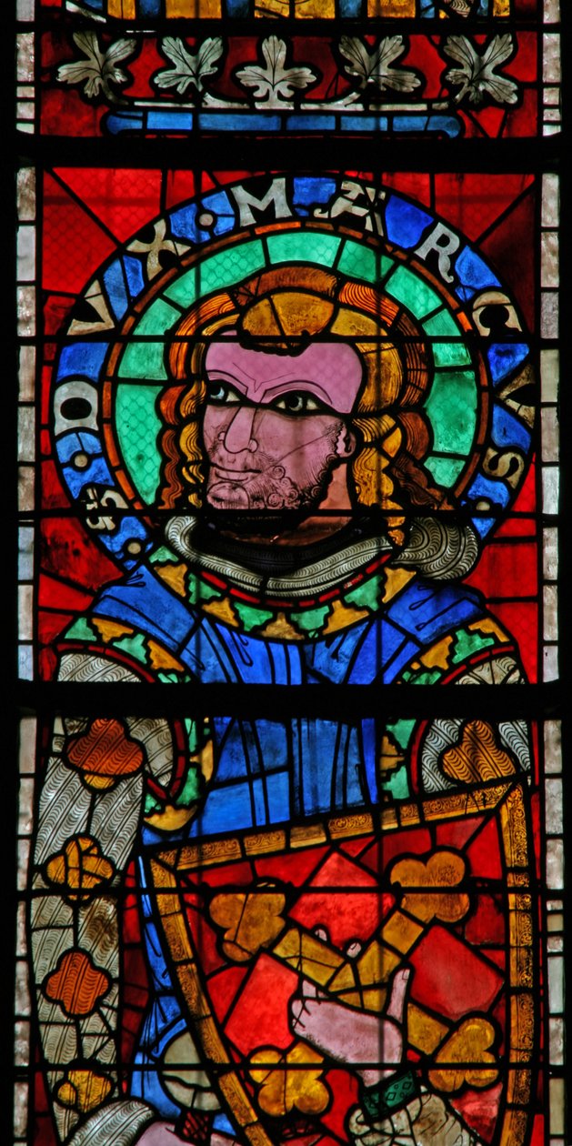 Window w205 depicting St Marcus by French School