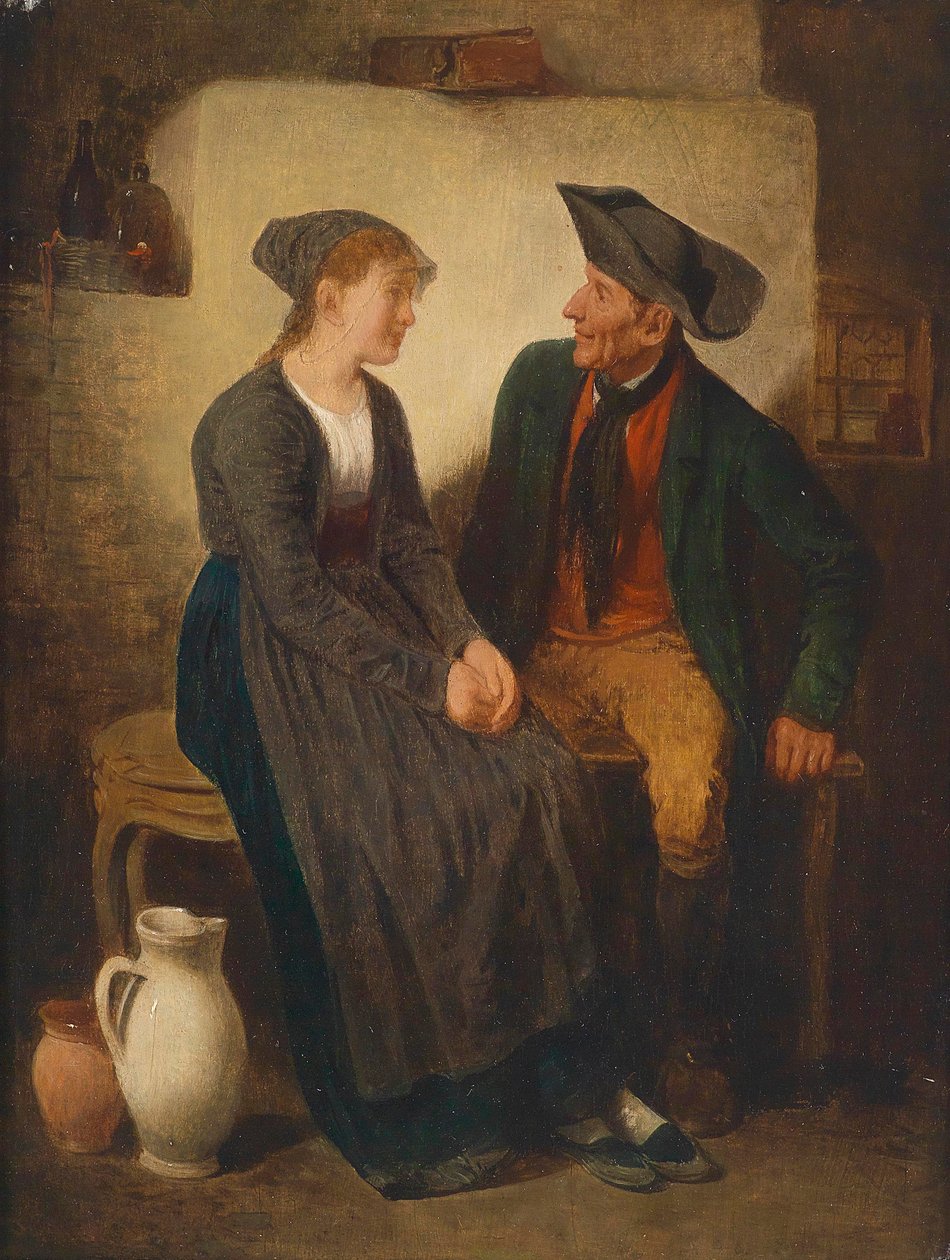 The Admirer by Friedrich Friedlander