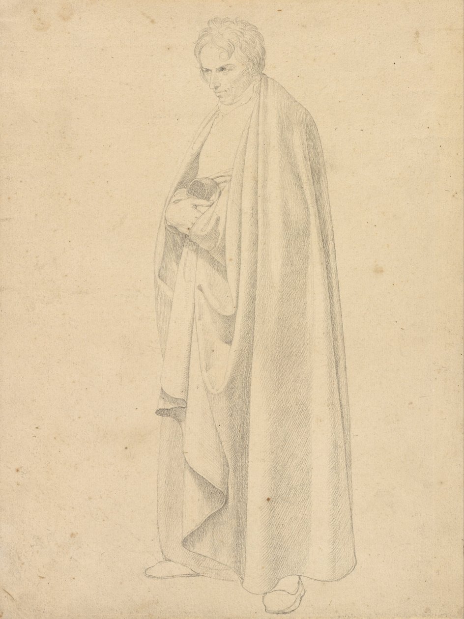 Joseph Wintergerst in a Floor-Length Coat by Friedrich Wilhelm von Schadow