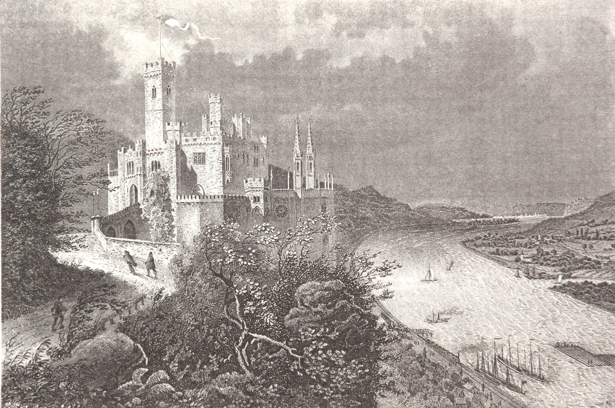 Stolzenfels Castle by Friedrich Foltz