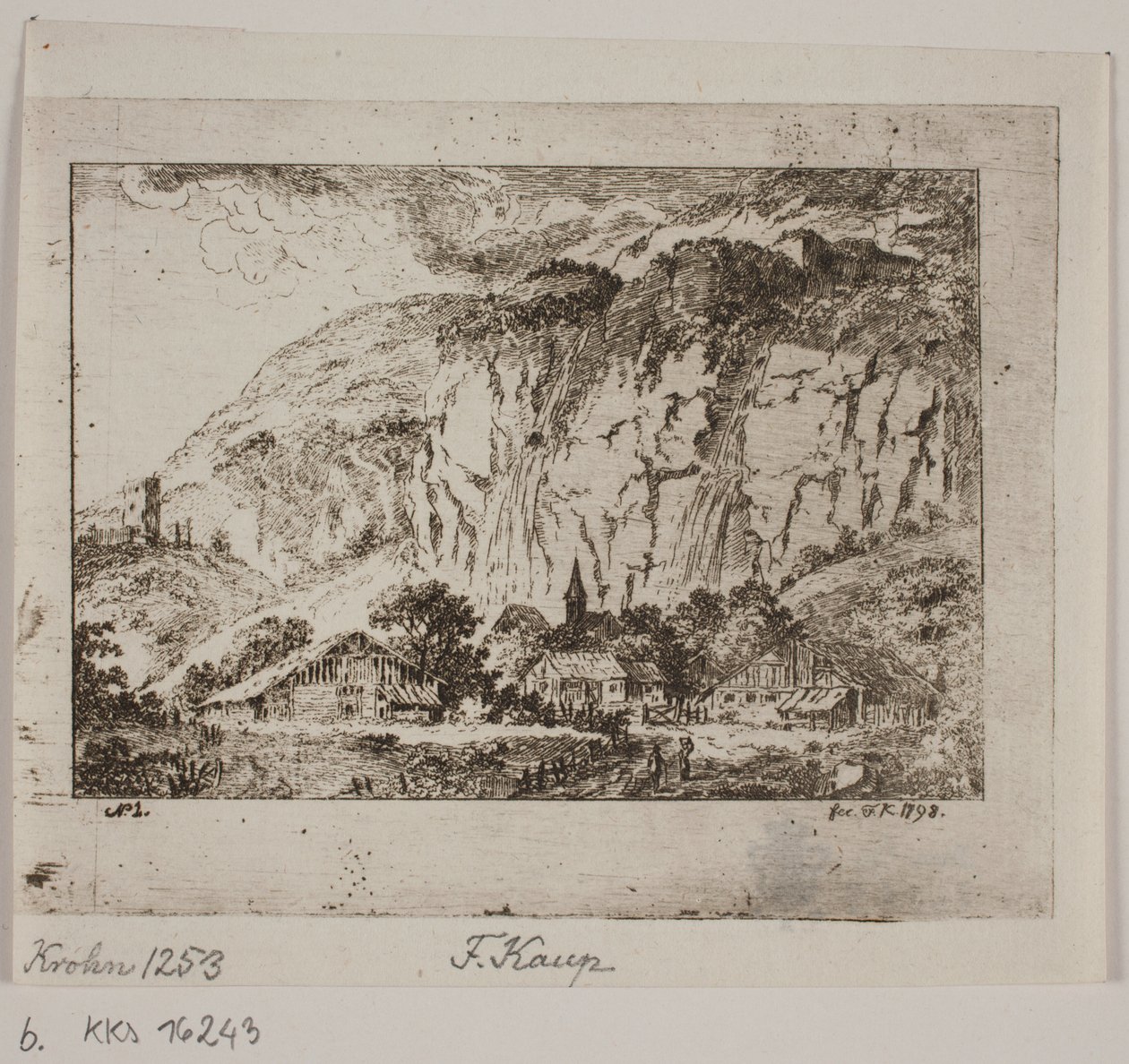Landscape by Friedrich Kaup
