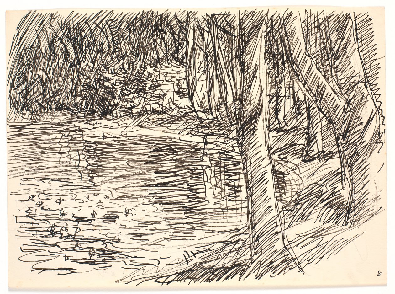 A Forest Lake by Fritz Syberg